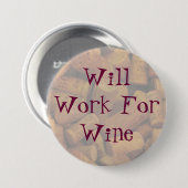 Korken, arbeiten für Wein Button (Vorne & Hinten)