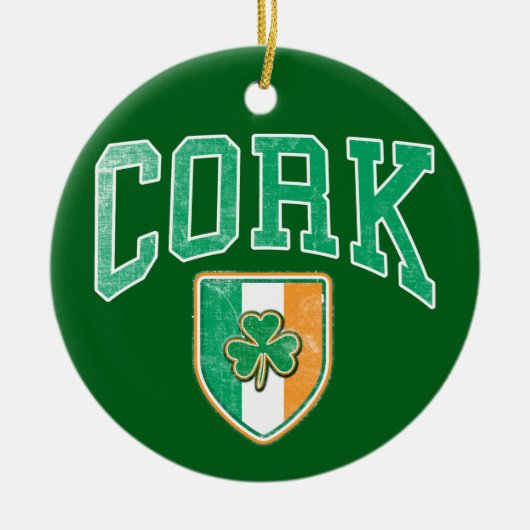 KORKEN Irland Keramik Ornament (Vorne)