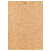 Korken-Klemmbrett Klemmbrett (Rückseite)