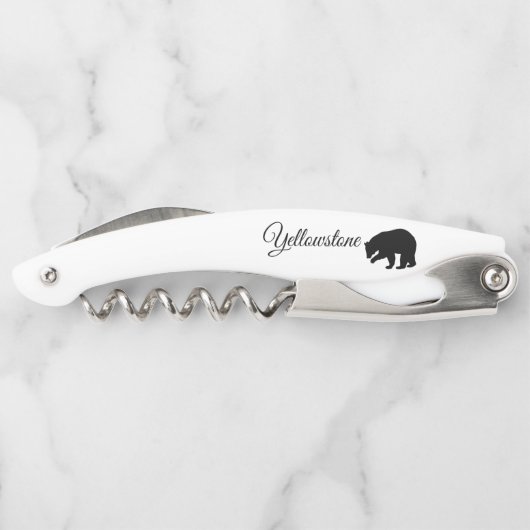 Korken Schraube-Yellowstone Kellnermesser (Rückseite)