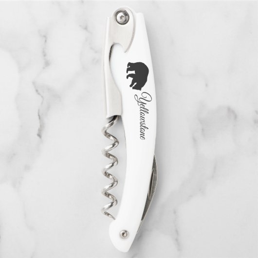 Korken Schraube-Yellowstone Kellnermesser (Vorderseite)