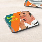 Korken-Untersetzer Platz genannte Gegähne-Stadt Untersetzer (Linke Seite)