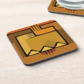 Korken-Untersetzer-Set Browns ägyptisches Retro Untersetzer (Linke Seite)
