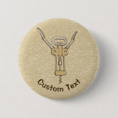 Korkenzieher Button (Vorderseite)