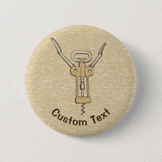 Korkenzieher Button (Vorderseite)