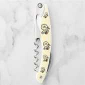 Korkenzieher des romantischen Fahrradfahrers (Vorderseite)