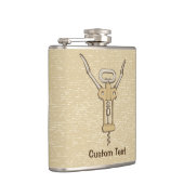 Korkenzieher Flachmann (Rechts)