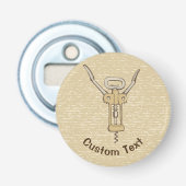 Korkenzieher Flaschenöffner (Vorderseite)