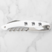 Korkenzieher Flaschenöffner Elefant (Rückseite)