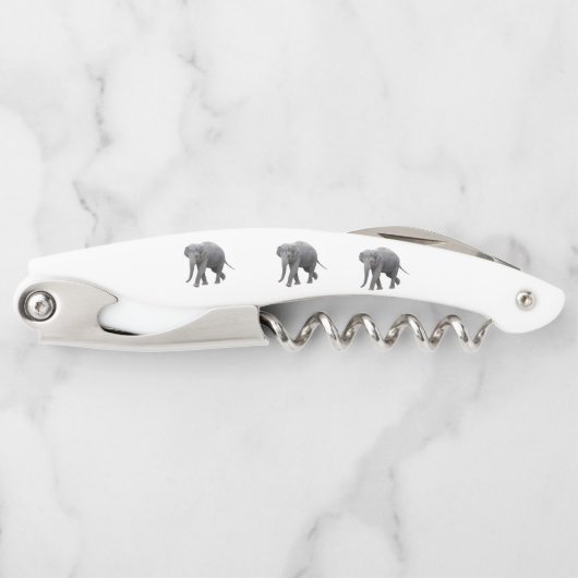 Korkenzieher Flaschenöffner Elefant (Vorderseite)