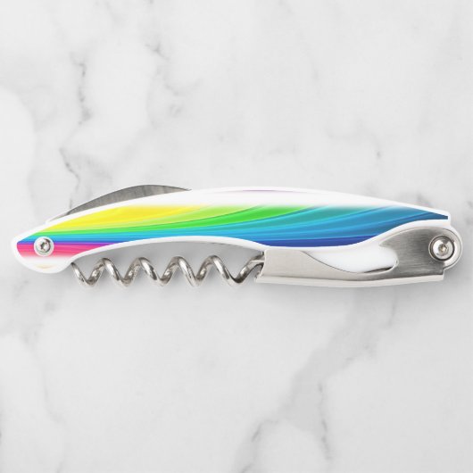 Korkenzieher Flaschenöffner farbig (Rückseite)