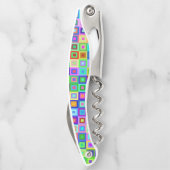 Korkenzieher Flaschenöffner farbig (Rückseite)