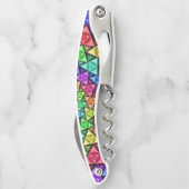 Korkenzieher Flaschenöffner farbig (Rückseite)