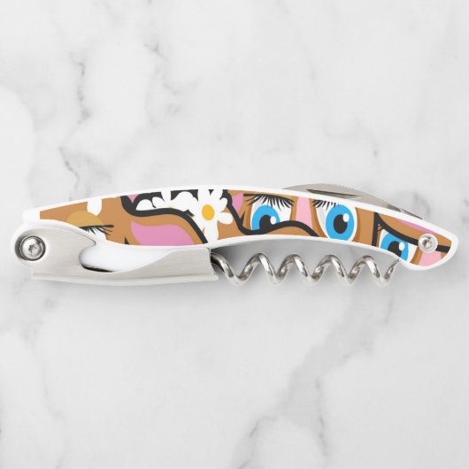 Korkenzieher Flaschenöffner Kuh (Vorderseite)