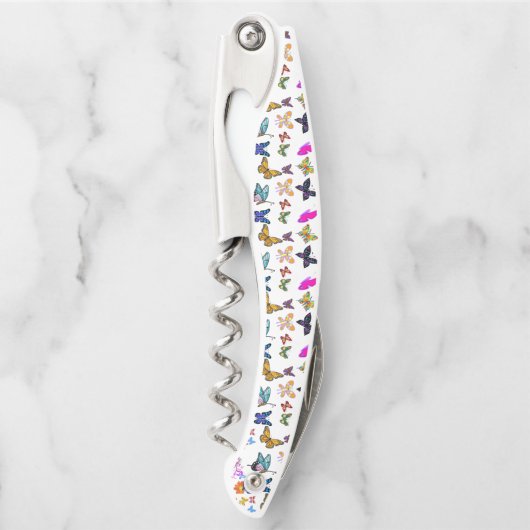 Korkenzieher Flaschenöffner Schmetterling (Vorderseite)
