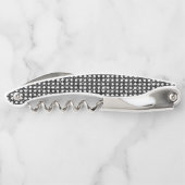 Korkenzieher Flaschenöffner Schwarz-Weiß (Rückseite)