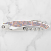 Korkenzieher Flaschenöffner Streifen (Vorderseite)