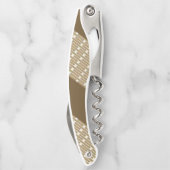 Korkenzieher Flaschenöffner Streifen (Rückseite)