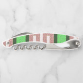 Korkenzieher Flaschenöffner Streifen (Rückseite)