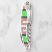 Korkenzieher Flaschenöffner Streifen (Rückseite)