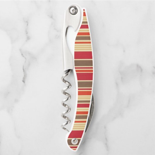 Korkenzieher Flaschenöffner Streifen (Vorderseite)