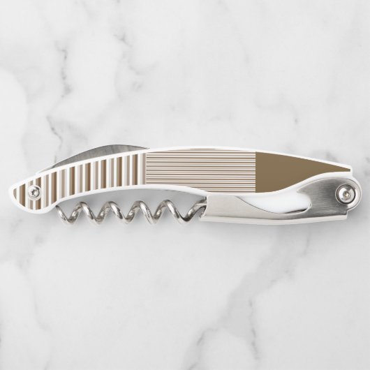 Korkenzieher Flaschenöffner Streifen (Rückseite)