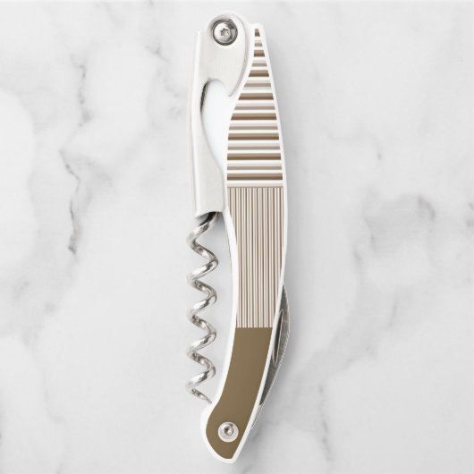 Korkenzieher Flaschenöffner Streifen (Vorderseite)