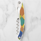 Korkenzieher Flaschenöffner Streifen (Vorderseite)