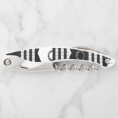 Korkenzieher Flaschenöffner Streifen (Vorderseite)