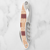 Korkenzieher Flaschenöffner Streifen (Rückseite)