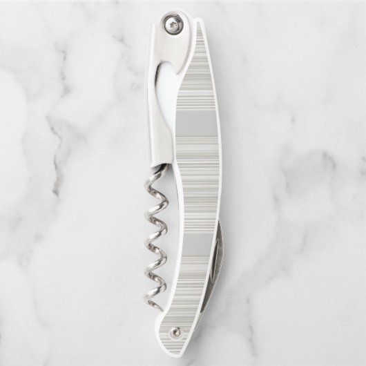 Korkenzieher Flaschenöffner Streifen (Vorderseite)