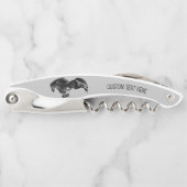 Korkenzieher für das Schwarze Pferd mit benutzerde (Vorderseite)