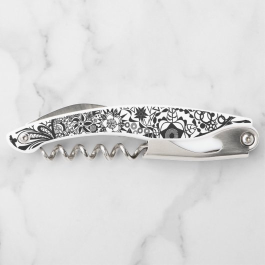 Korkenzieher für Schwarz und Weiß (Rückseite)