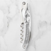 Korkenzieher für Weißes Pferd mit benutzerdefinier (Vorderseite)