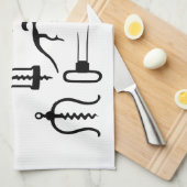 Korkenzieher Handtuch (Viertel Falte)