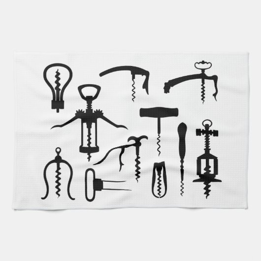 Korkenzieher Handtuch (Horizontal)