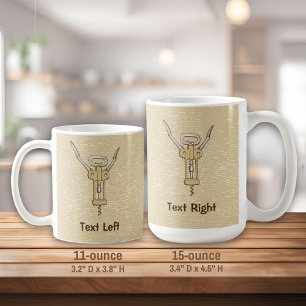 Korkenzieher Kaffeetasse