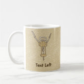 Korkenzieher Kaffeetasse (Links)