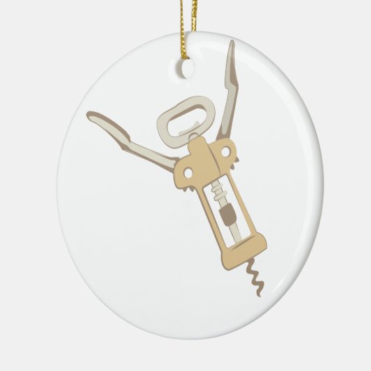 Korkenzieher Keramik Ornament (Links)