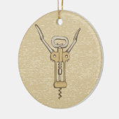 Korkenzieher Keramik Ornament (Links)