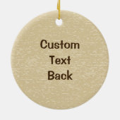 Korkenzieher Keramik Ornament (Hinten)