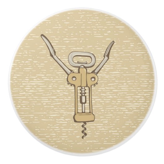 Korkenzieher Keramikknauf (Vorderseite)