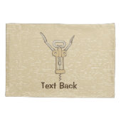 Korkenzieher Kissenbezug (Rückseite)