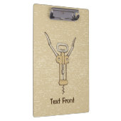 Korkenzieher Klemmbrett (Rechts)