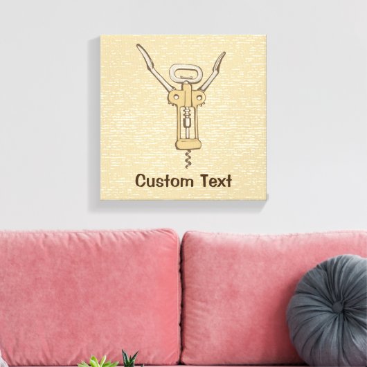 Korkenzieher Leinwanddruck (Insitu (Wohnzimmer))