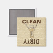 Korkenzieher Magnet (Vorderseite/Rückseite)