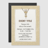 Korkenzieher Magnetkarte (Vorne/Hinten)