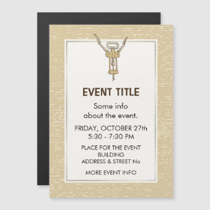 Korkenzieher Magnetkarte