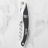 KORKENZIEHER MIT SCHÄDEL-KÖNIG (Vorderseite)