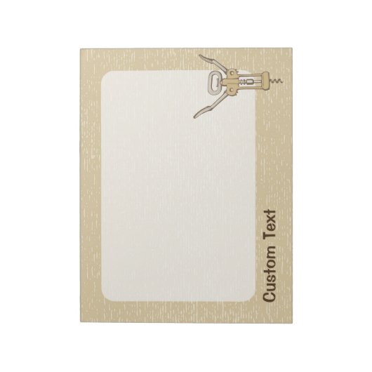 Korkenzieher Notizblock (Rotiert)